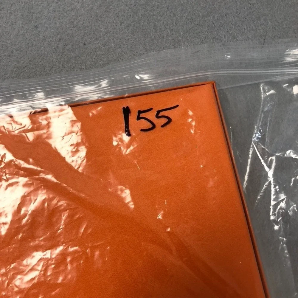 Authentic Hermes Orange Storage Gift Box Empty 14.5x7.5x1.5 Small Rectangle